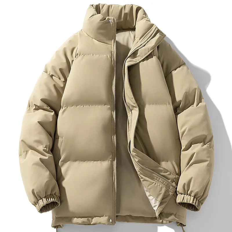 Standing collar   khaki