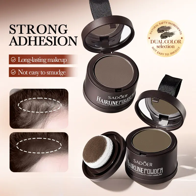 Hairline Powder - Strong Adhesion & Long Lasting Formula - Dual Color Selection - Smudge Free - Perfect for Fixing Hair Gaps & Touching Up Roots Haircare