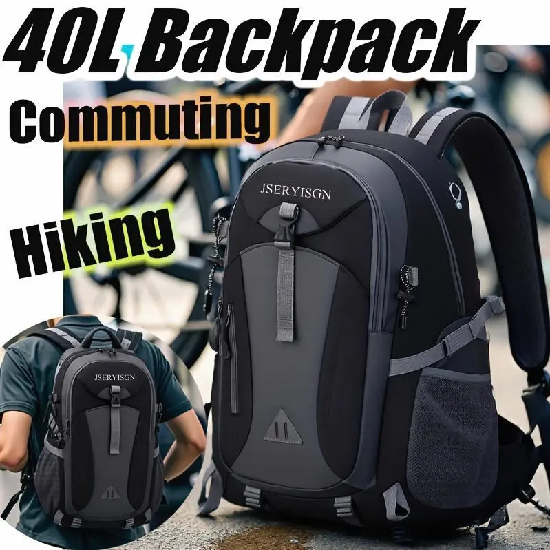 1pc 10.57gal Hiking Daypack Backpack Lightweight Computer Laptops Backpack for Men And Women Camping Climbing Outdoor Sport Large Capacity Traveling Halloween Black Friday Christmas Thanksgiving Gift Sport Fitness, Gym Bag