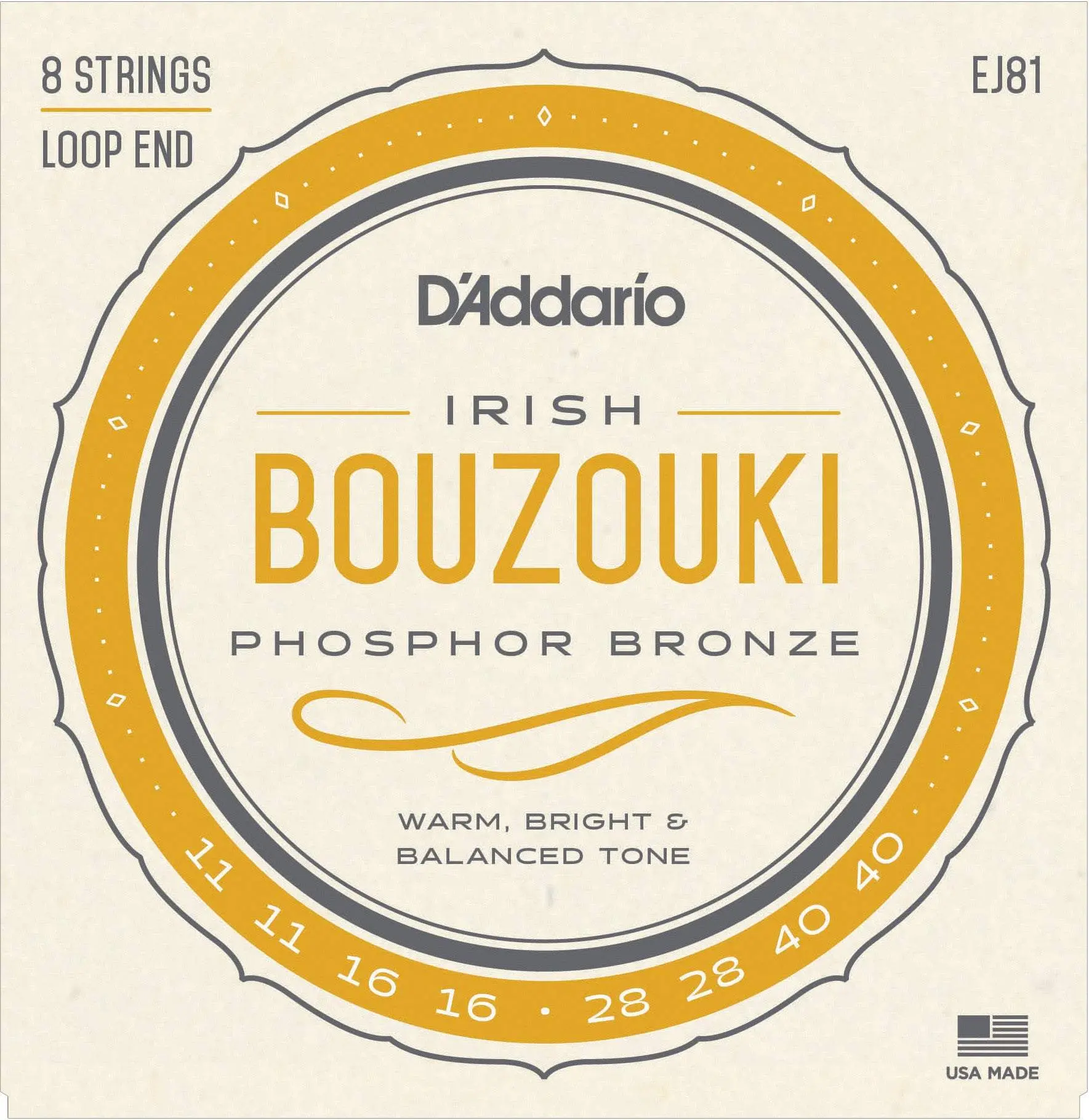D'Addario EJ81 Irish Bouzouki Strings