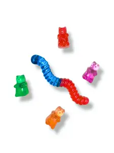 Fun Gummy Set Magnets 5 Handmade Resin Decorative Non-Edible Candy Size Strong Magnets for Fridge Locker Office Space Decor dopamine Add to cart Buy now Magnetic Metal