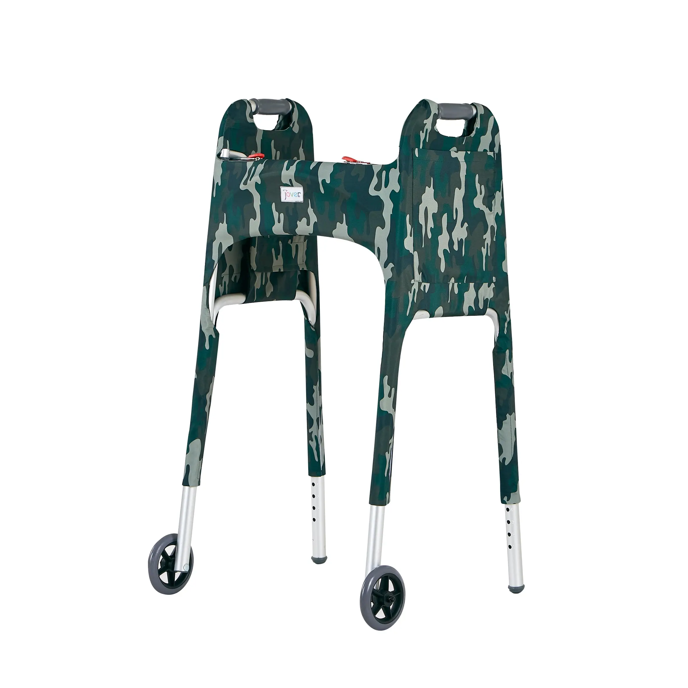 Jover Walker Cover – Woodland Camo | Green, Gray & Black Camouflage with Pockets & Matching Storage Bag