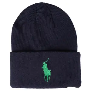 [PC0436-411] Mens Polo Ralph Lauren BIG PONY CUFF HAT