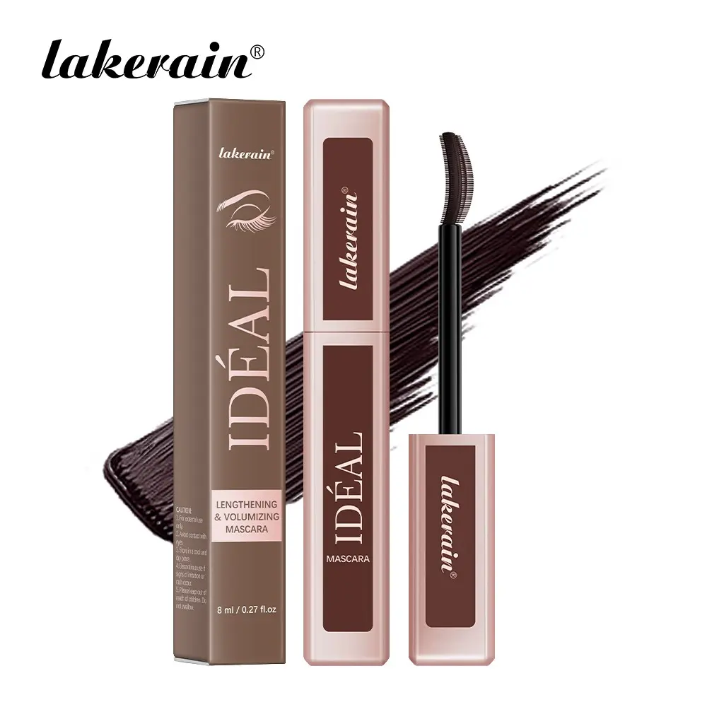 3-in-1 Lengthening & Volumizing Mascara, Voluminous Lengthening Mascara, Waterproof, Smudge-Proof & Clump-Free, Micro-Fiber Brush with Gel Texture Lifts & Amplifies, Gentle for Sensitive Eyes, for Daily Commute & Party Makeup, Recommended Mascara