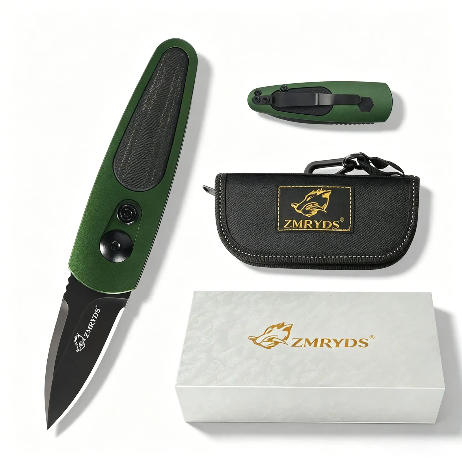 Lightweight EDC Folding Knife, Mini Folding Knife - D53 Blade, G10 Handle, High Hardness Blade, Suitable for Camping, Hiking, and Daily Use, Kitchen Tools, Meal Knives, Men's Gifts