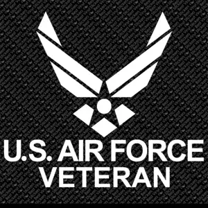 U.S. Air Force Veteran Vinyl Decal for Cars Trucks and More - Durable and Long-Lasting Design
