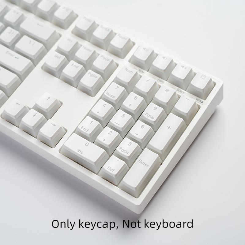 Pbt Keycap Dual Color Pudding Design, Oem Height Transparent Keycaps, Compatible with 6.25u Spacebar 61/87/98/100/104 Keys (non-Keyboard)