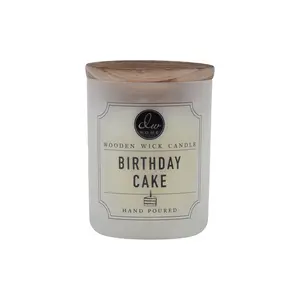 Birthday Cake | Wooden Wick Candle - Mini Birthday Cake | Wooden Wick Candle - Mini