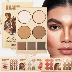 43 color book eye shadow plate matte pearlescent powder blusher contour highlight multi-function facial makeup comprehensive palette for women Valentine's Day New Yeargifts Cosmetics Natural Glam Eyeshadow Flawless