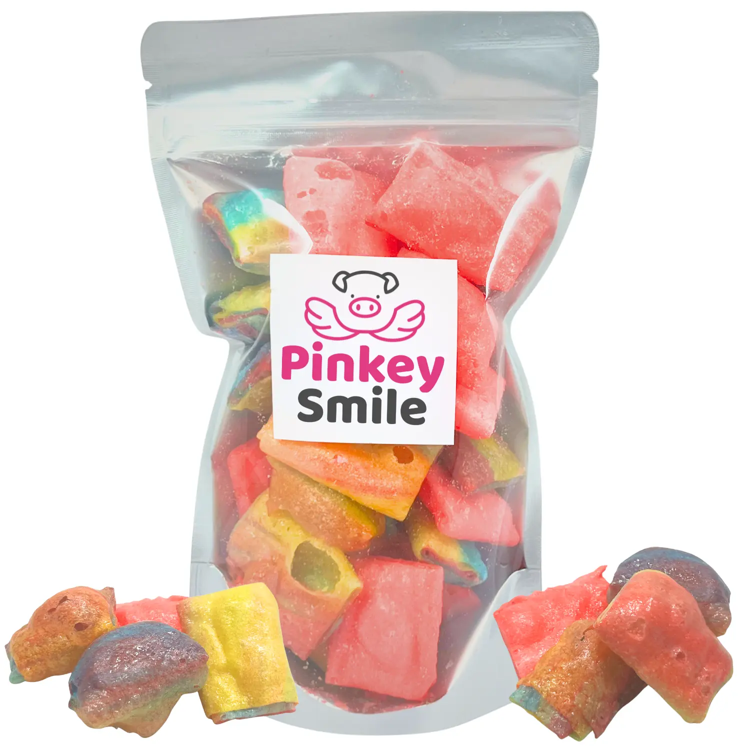 Freeze Dried Candy Fruit Roll-Up Crunch 3.5 oz - Bite-Sized Pieces - Ships in Box - Intensely Flavorful, Crispy & Lightweight Snack
