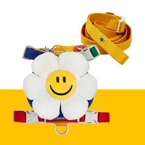 PETHROOM x Wiggle Wiggle Backpack Harness & Leash Set For Dogs - Smile We Love