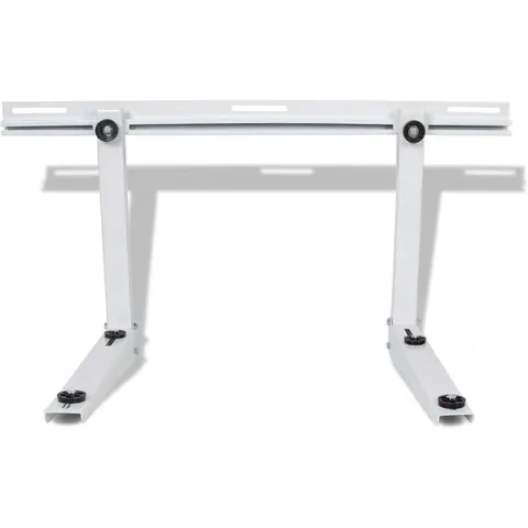 Universal Wall Mount L-Bracket for Mini Split AC, Heat Pump, Ductless Systems - 39.4 in Foldable Arms, Metal Bolts & Nuts for Solid Hold, Shock Absorbent, 352 lbs Max Load, Easy Installation, Durable, Adjustable for Varied Wall Gaps, Adjustable Arms Fit V