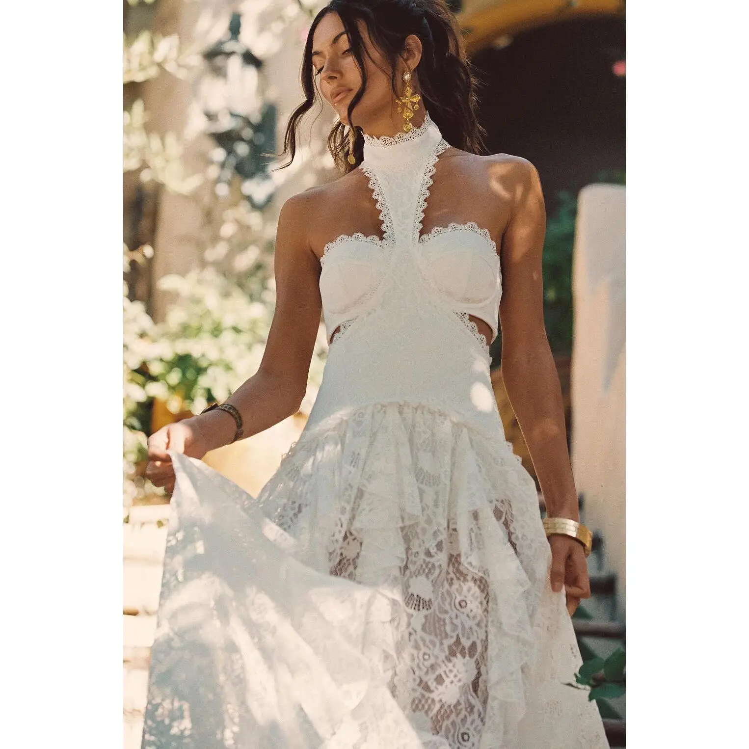 Women's Sleeveless Sheer White Lace Drop-Waist Maxi Dress, Lady's Casual Maxi Dress for Women - TikTok Shop Women's Sleeveless Sheer White Lace Drop-Waist Maxi Dress, Lady's Casual Maxi Dress for Women - TikTok Shop