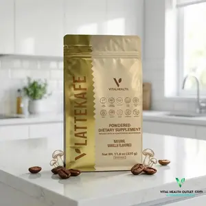 Vital Health V-Lattekafe - Instant Mushroom Latte with MCT Oil & Biotin