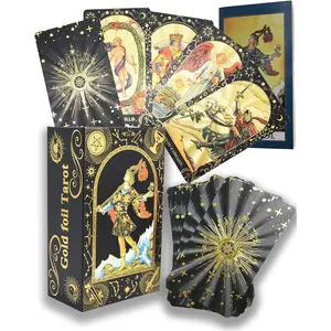 Gold Foil Rider-Waite Tarot Deck – Luxury Collector Edition