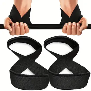 The 8-shaped weightlifting strap is suitable for deadlifts, weightlifting, powerlifting, and cross-training as a strong wrist support for weightlifting