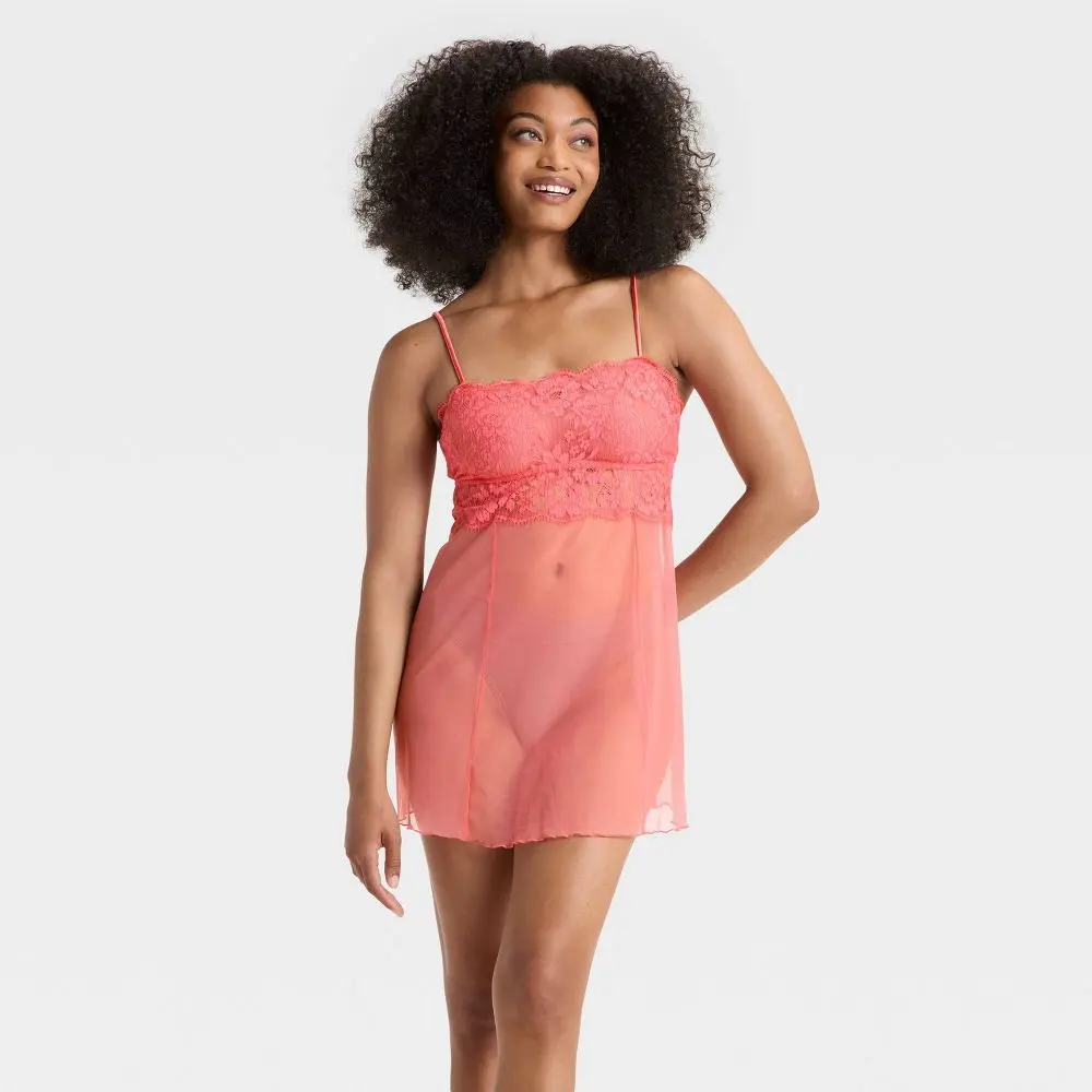 Women's Straight Neck Lingerie Babydoll Slip Dress - TikTok Shop Women's Straight Neck Lingerie Babydoll Slip Dress - TikTok Shop