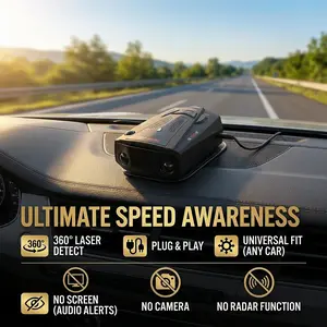 Car Speed Meter, No Radar No Digital Display, Non-Monitoring, Fits Most Cars SUVs Trucks, Simple to Use, Perfect for Avoiding Speeding Tickets
