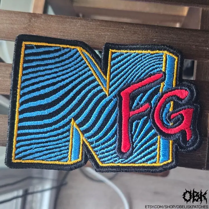 New Found Glory Patch Embroidered Canvas Patch -    Punk Rock, Pop Punk - Multiple Sizes, Iron On Patch, Velcro Patch