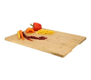 MegaChef 20 x 14in Rectangle Bamboo Cutting Board