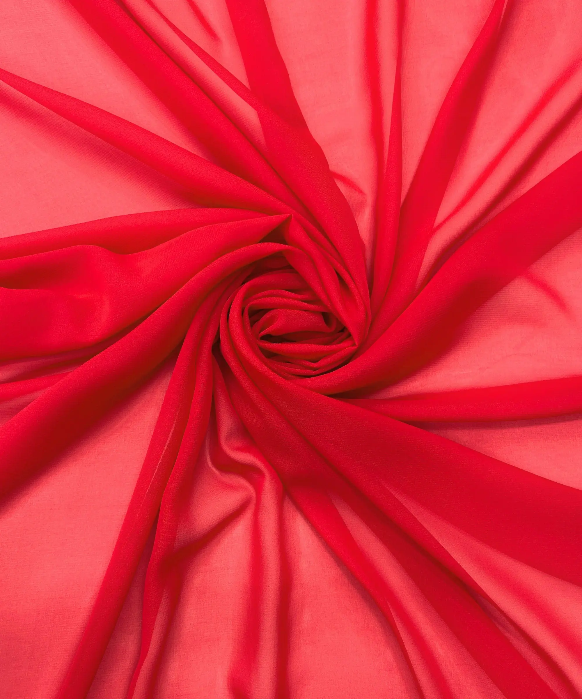 Red Chiffon