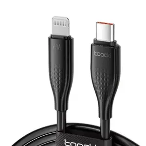 USB-C to Lightning Fast Charging Cable 6ft (Up to 27W) – Durable Black Data Sync