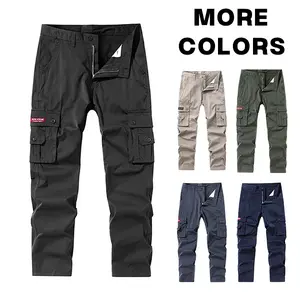 Men’s straight-leg cargo casual pants—drapes well, breathable so sweat doesn’t feel stuffy; versatile and durable, suitable for outdoor commuting, cargo outfits, and everyday casual wear.