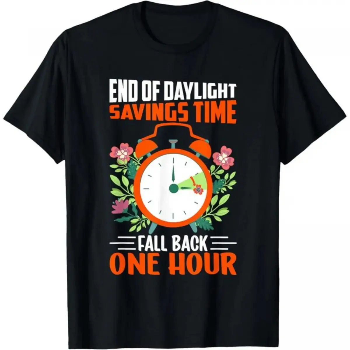 Men’s & Women’s Same Style Cotton Shirt – Comfy Tee with Autumn Time Reverses Message