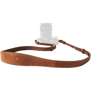 Universal Leather Camera   Strap for DSLR, Adjustable 100 to 110cm (39 to 43in), Max Load 10kg (22lb)