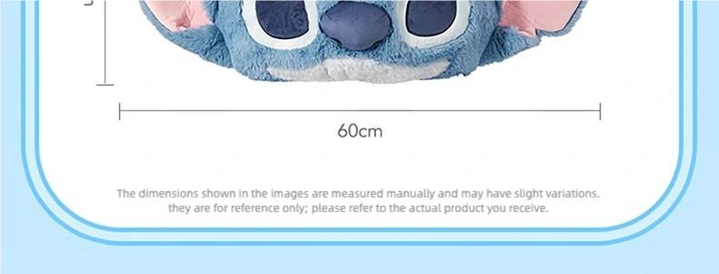 Disney Stitch Weirdly Wonderful Plush PillowCute Soft Cartoon Cushion, Cozy Decorative Pillow for Home & Gifts
