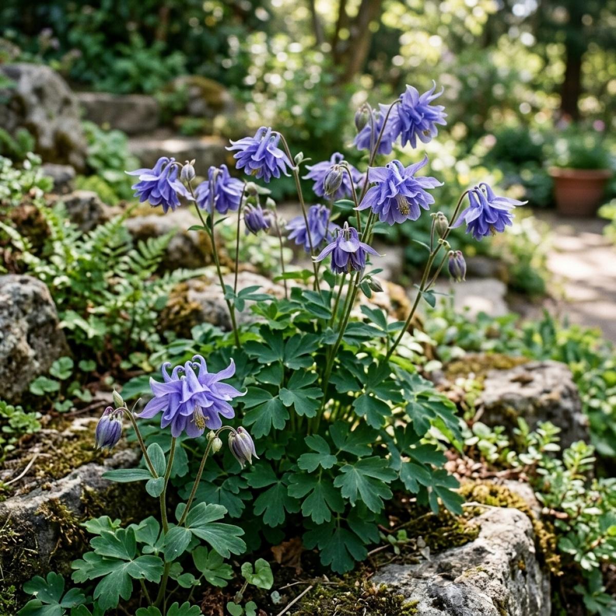 Premium Aquilegia Seeds Columbine Seeds for Garden Planting Beautiful Bell-Shaped Flowers Non-GMO Easy Grow Perennial Flower Seeds for Home Garden Decoration Outdoor Landscaping