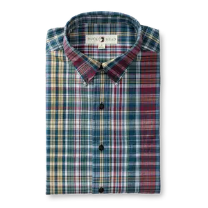 Reid Plaid Slub Sport Shirt