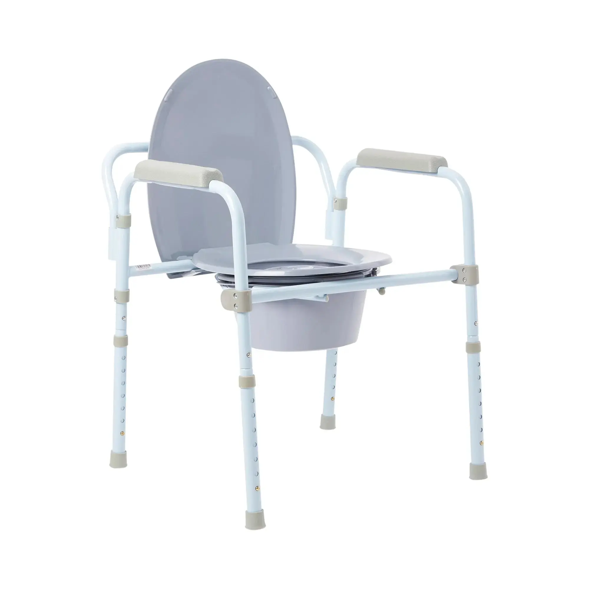 McKesson 3-in-1 Commode Chair 13-3/4 Inch Seat Width Upto 350 lbs, #1065227