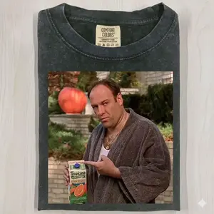 Vintage Tony Soprano Comfort Colors T-shirt, Gift for Men, Gift for Women, Trending T-shirt, Vintage Sopranos Shirt, Iconic Tony Soprano Scene, Gift for Sopranos Fans