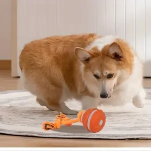 Electric Bounce Ball Dog Toy, Self-Entertainment, Oral Care, Keeps Dogs Active, Smart Automatic Pet Play Ball, Interactive Training Ball