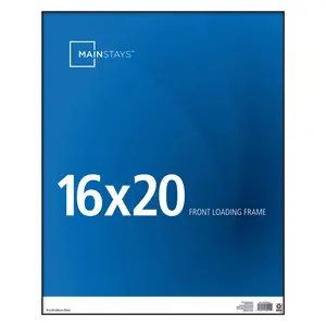 Mainstays 16x20 Front Loading Wall Picture Frame, Black