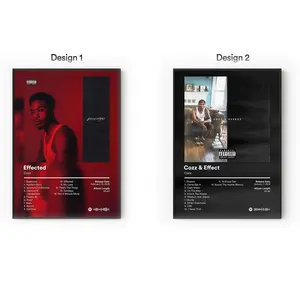 [Sale Up To 40%] [Unframe] Cozz Album Posters, West Coast Hip Hop Wall Art, Lyrical Rap Music Aesthetic Decor, Modern Album Cover Artwork, Gift for Rap Fans