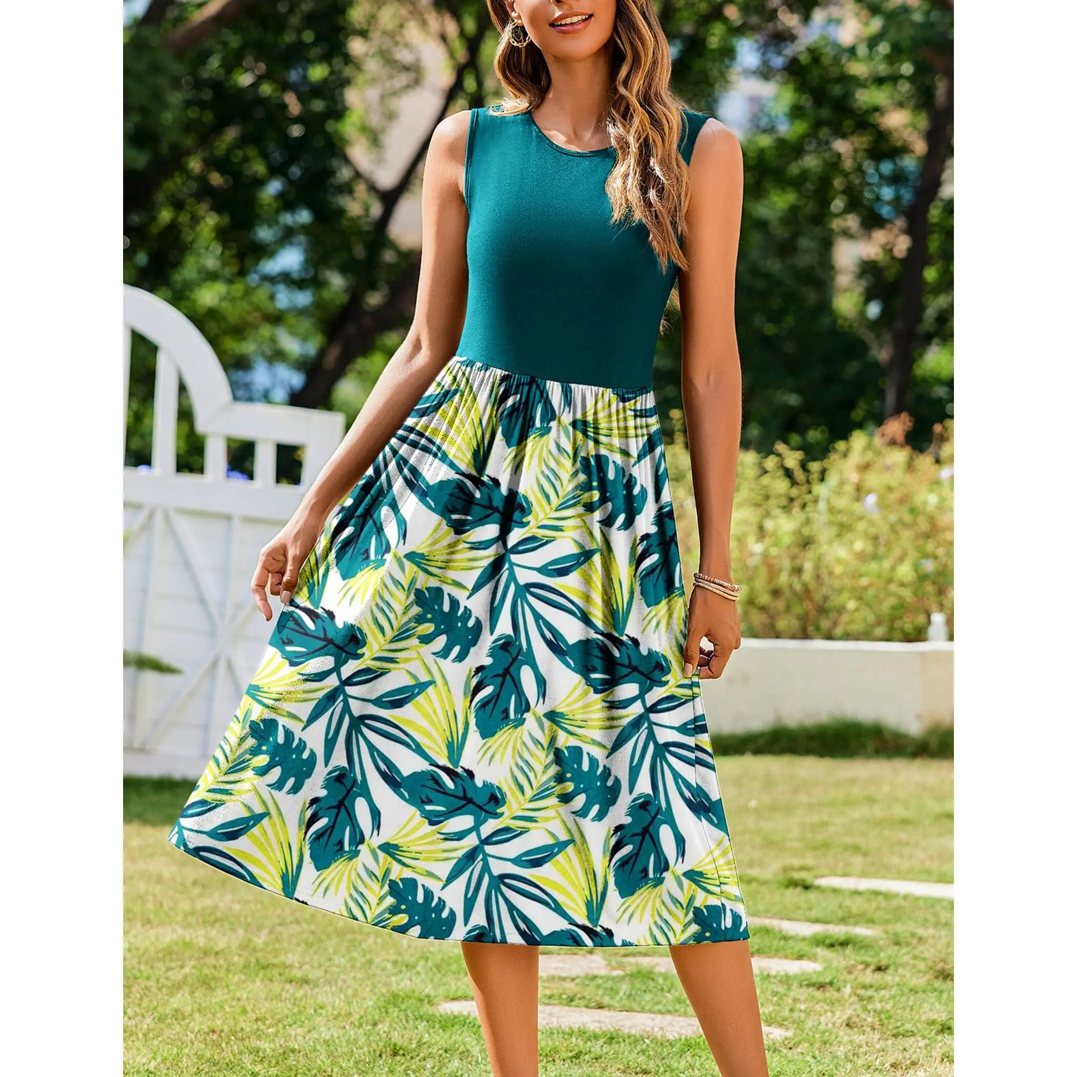 Women's Summer Tank Midi Dress with Pockets Sleeveless A-Line Dress Casual Floral T-Shirt Dress Flowy Beach Sundress - TikTok Shop Women's Summer Tank Midi Dress with Pockets Sleeveless A-Line Dress Casual Floral T-Shirt Dress Flowy Beach Sundress - TikTok Shop