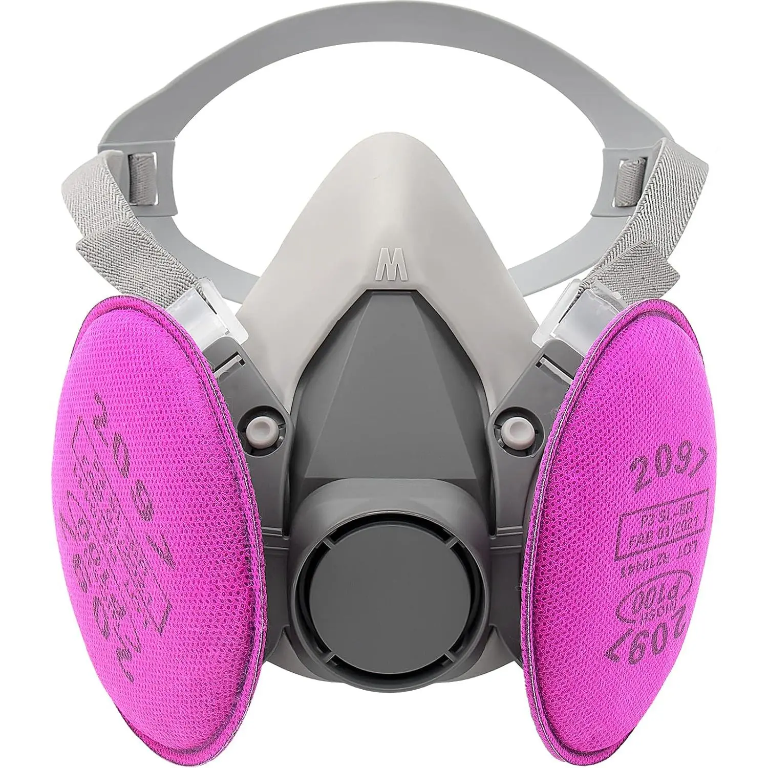 Home Supplies Dust Cover Kit - Half Mask Resin Respirator with Strap, 2 Filters, 2097 Filter Cotton, Activated Carbon for 95% Filtration Efficiency Dust, Particle, Organic Vapor, Lead Paint Protection - Ideal for Welding, Woodworking Applications, Epoxy R