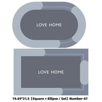 19.69*31.5【Square + Ellipse / Set】Number-47