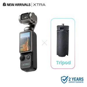 Xtra Muse Vlogging Camera  with 1'' CMOS 4K/120fps Videos 3-Axis Gimbal Stabilizer Fast Focusing Face/Object Tracking Portable Handycam Camcorder