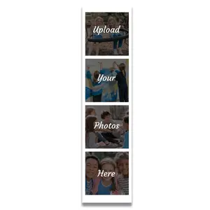 2x6" Clear Acrylic Magnetic Photo Frame - Portable Photo Strip for Car, Office & Desktop Decoration