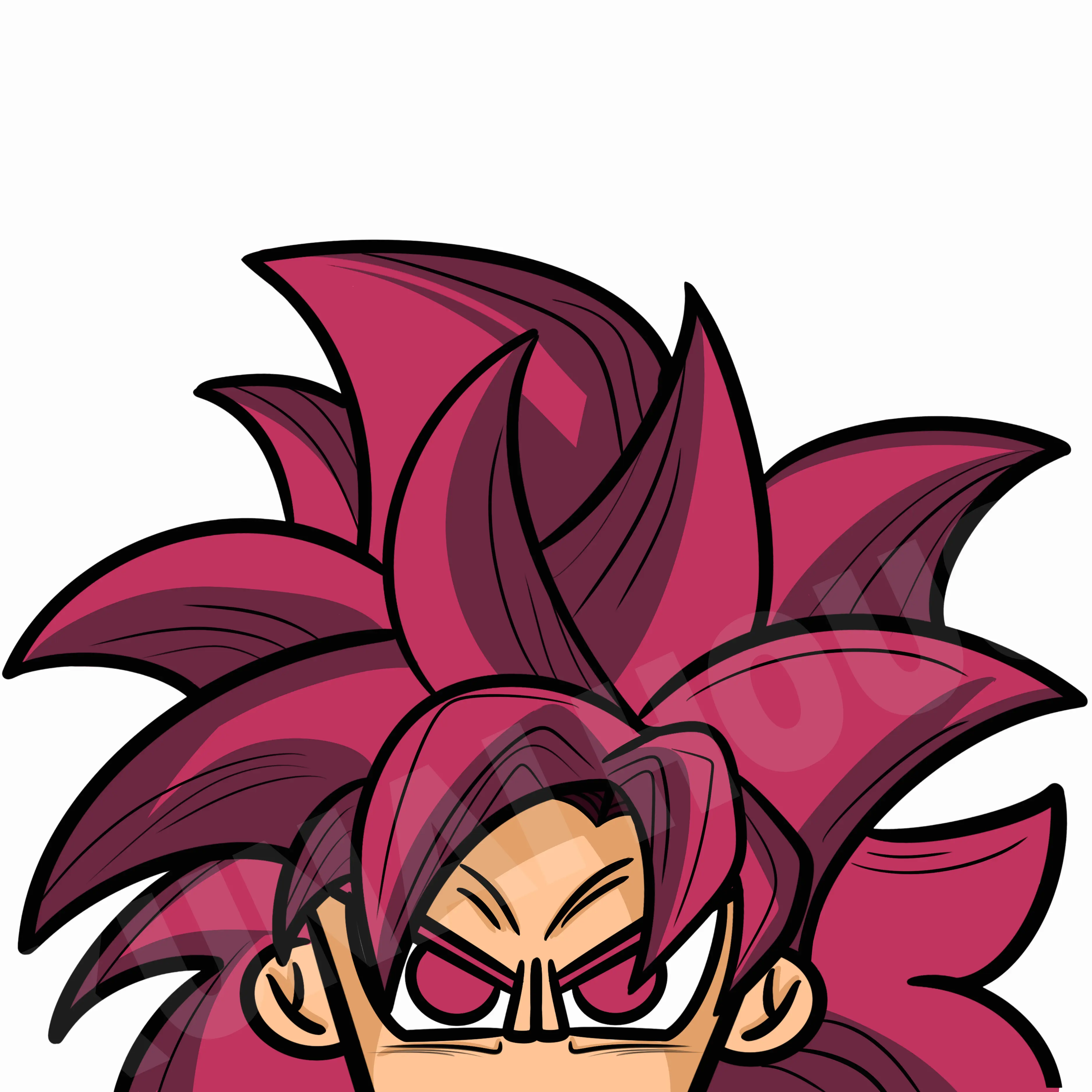Goku SS4J Peeker Sticker (Coming Soon)