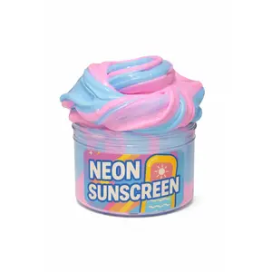 Neon Sunscreen Thick + Glossy Slime