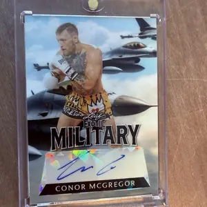 2024  Military Conor McGregor Auto #MA-CMG /3 UFC Legend SSP  Autograph GOAT Cards