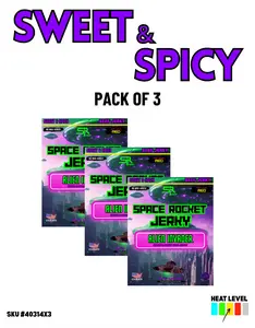 Sweet & Spicy 2.5oz 3-Pack, Beef [Alien Invader]