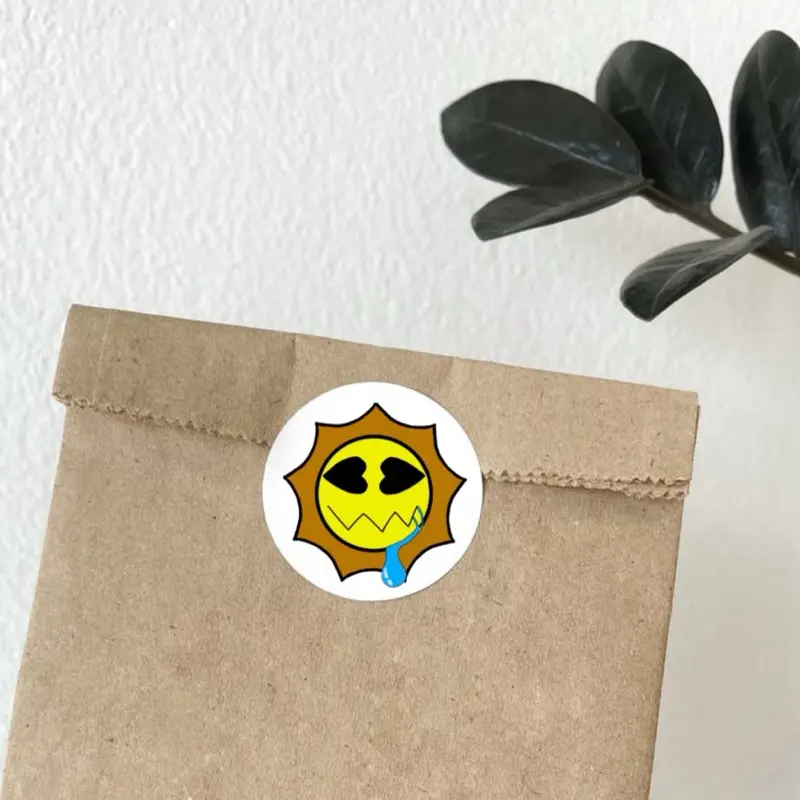 Drooling Sun Sticker