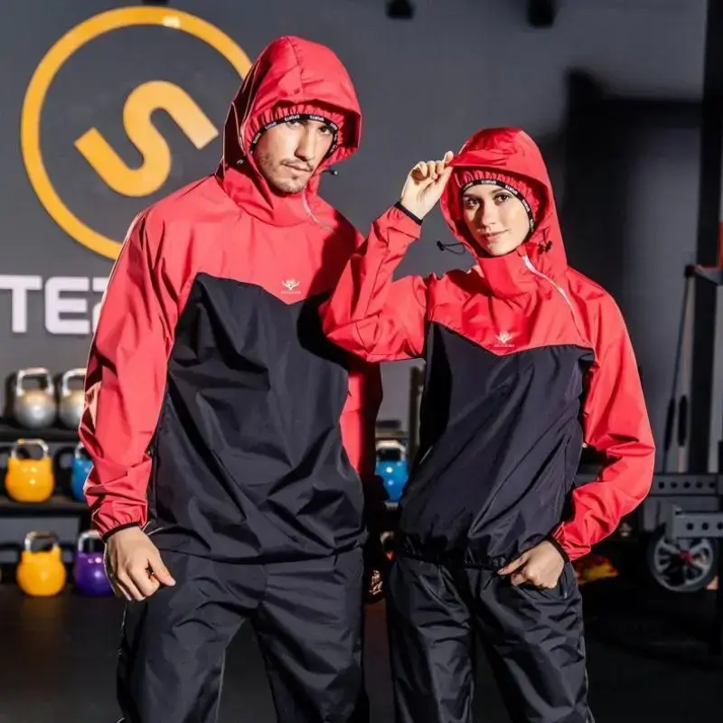 2025 Unisex Sauna Suit Sportswear Jacket And Pants Set Fitness Workout Clothes Ideal for Gym Training Sweat Sessions Exercise Routines Daily Fitness Activities Can be used with raincoat 2025 Unisex Sauna Suit Sportswear Jacket And Pants Set Fitness Workout Clothes Ideal for Gym Training Sweat Sessions Exercise Routines Daily Fitness Activities Can be used with raincoat