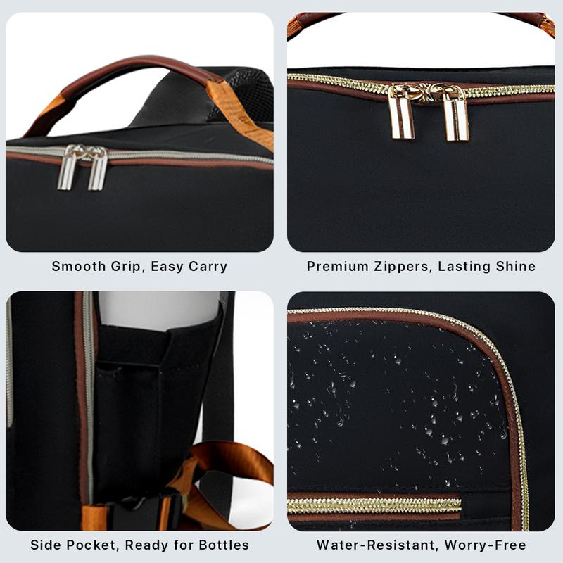 40L Airline Approved Travel Backpack with 16 Pockets TSA 180° Laptop Compartment Waterproof 3 Packing Cubes Replaces 20" Suitcase Ideal for 3-7 Day Trips Christmas Gift Ideas