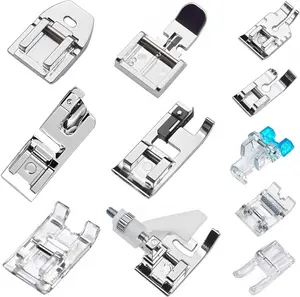 11 count Sewing Machine Presser  Kit, Rolled Hem , Invisible Zipper Foot for Low Shank Sewing Machine, Snap on  Compatible with Singer, Brother, Janome, Babylock, Juki, Kenmore